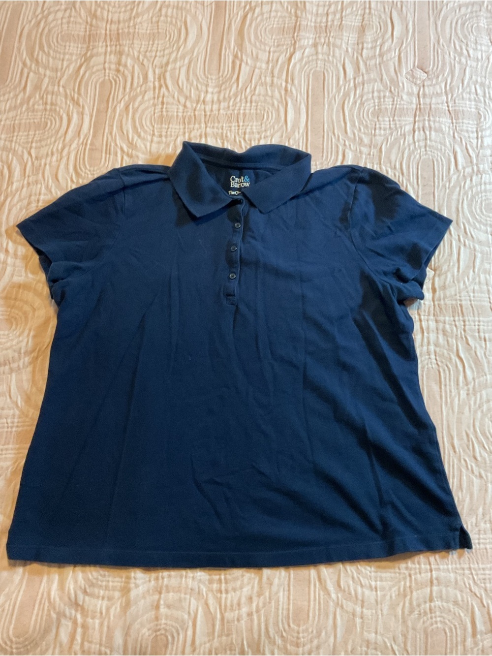 croft & barrow Navy Classic Polo